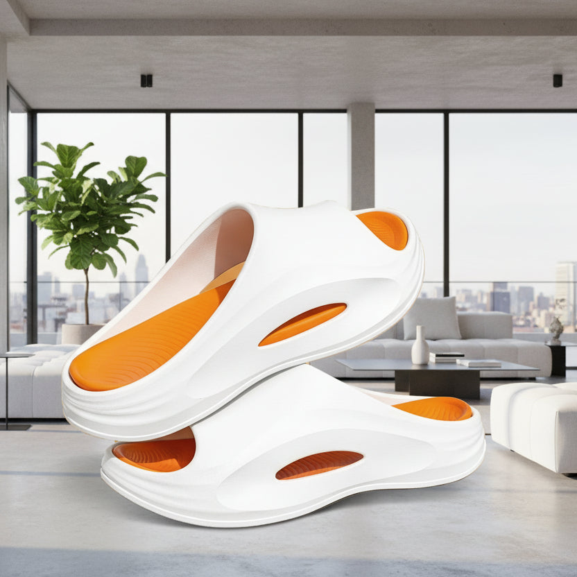 Summer Outdoor Casual Slippers, Lightweight Thick Sole Hotel Style Sports Slides