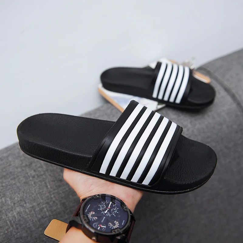 Men's Summer Indoor Outdoor Anti-Slip Slip-On Sandals, Beach Swimming OEM Slippers